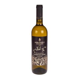 Вино столовое белое полусладкое Алазанская Долина Askaneli 12%  0,75л