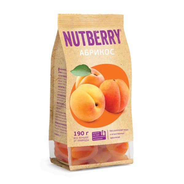 Фрукты сушеные Nutberry Абрикос 190г