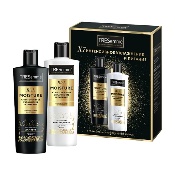 Набор подарочный Tresemme Rich moisture: шампунь, кондиционер