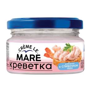 Креветки рубленые Creme le Mare 165г в сливочном соусе