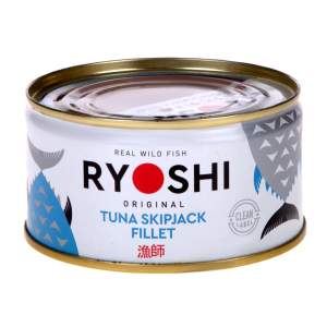 Тунец Ryoshi натуральный полосатый филе 185г