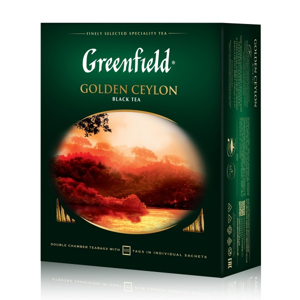 Чай черный Greenfield Golden Ceylon 100пак