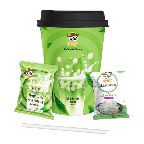 Бабл-чай Матча Yummy Yummy 52г