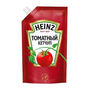 Кетчуп Heinz томатный 320г пакет
