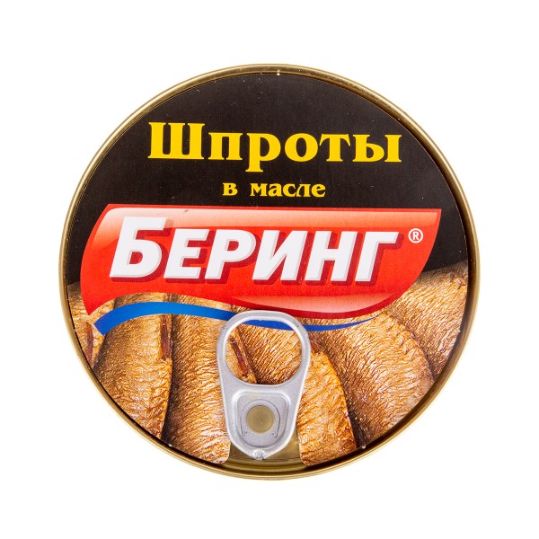 Шпроты крупные в масле Беринг 160г