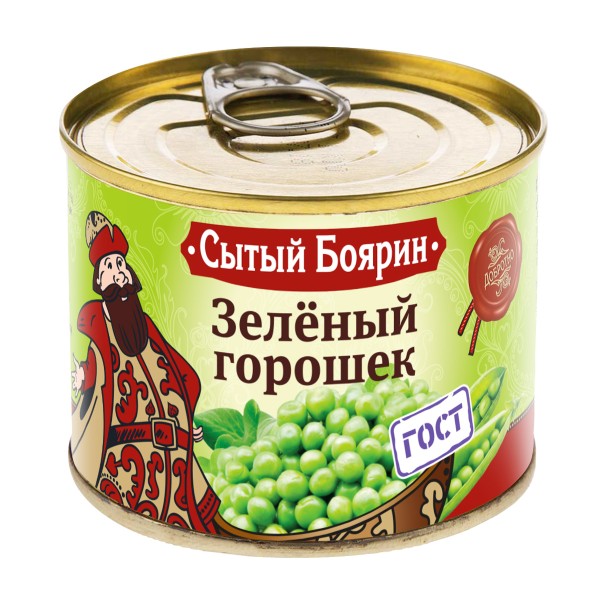 Горошек зеленый Сытый боярин 200г