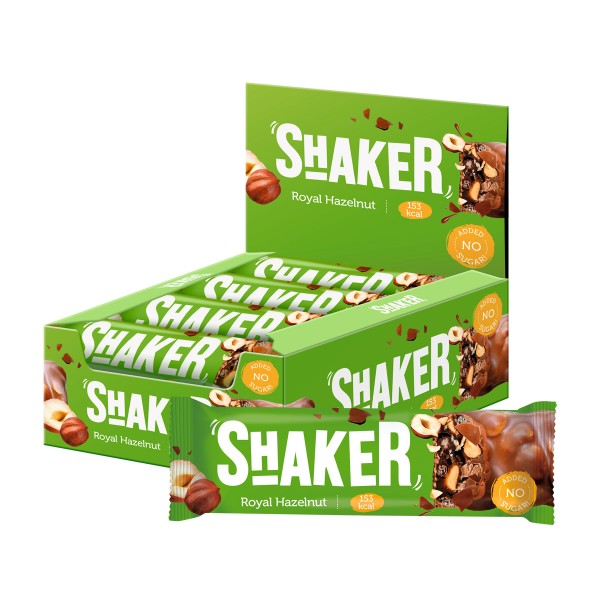 Батончик глазированный Shaker 35г фундук