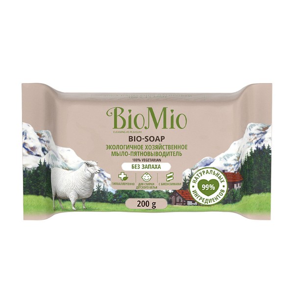 Мыло хозяйственное BioMio Bio-Soap Без запаха 200г