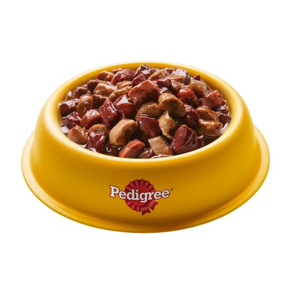 Корм Pedigree для взрослых собак 85гр с говядиной и ягненком в соусе