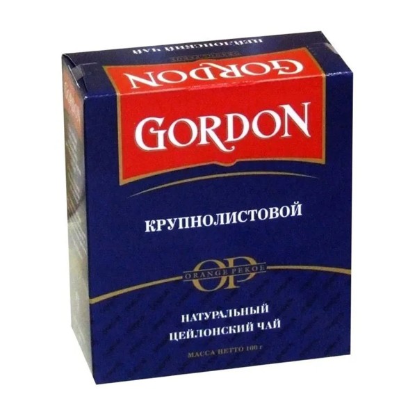 Чай черный Gordon цейлонский 100г