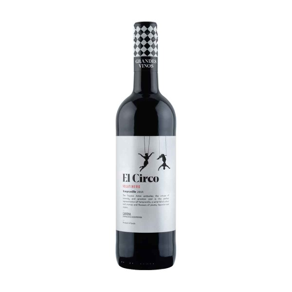 Вино красное сухое El Circo Volatinero Tempranillo Carinena DO 13% 0,75л