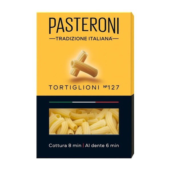 Макароны Tortoglioni №127 Pasteroni 400г