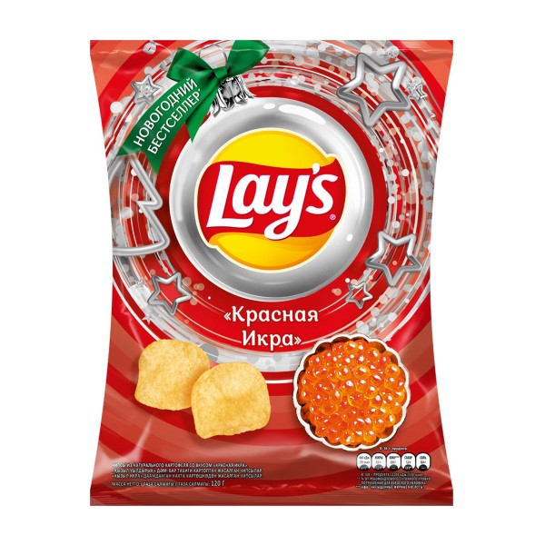 Чипсы Lay's красная икра 120г