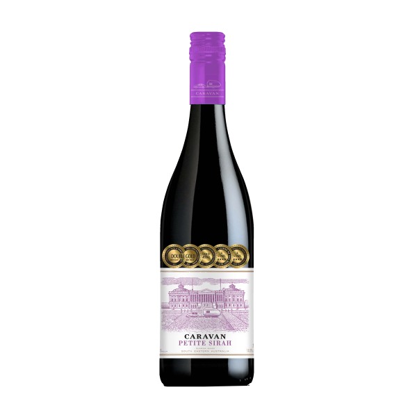 Вино красное сухое Petite Sirah Caravan 14% 0,75л