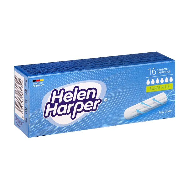 Тампоны гигиенические Helen Harper Super Plus безаппликаторные 16шт