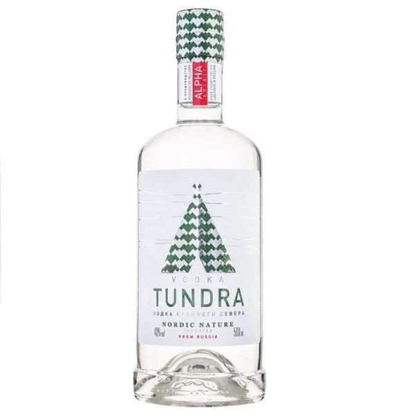 Водка Tundra Nordic 40% 0,5л