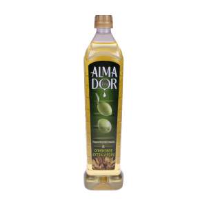Масло подсолнечное нерафинированное с сдобавлением оливкового Extra Virgin Almador 0,75л