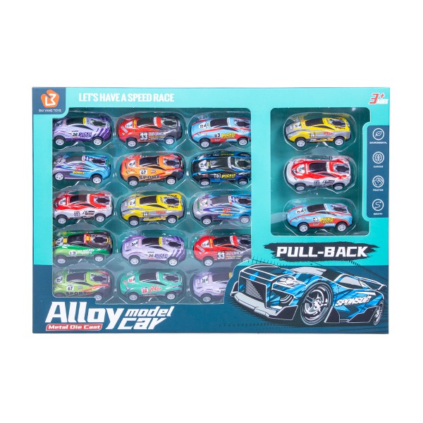 Набор игровой Машинки инерционные 18шт Maya Toys