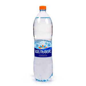 Вода питьевая минеральная газированная Эдельвейс 1,5л