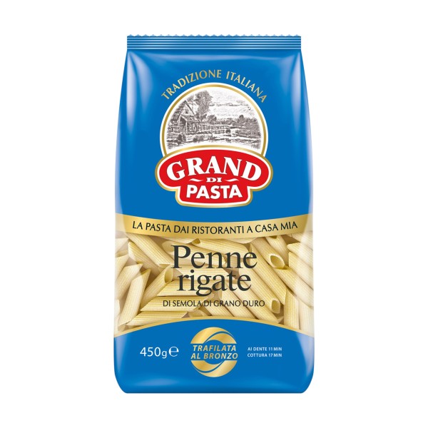 Макароны Penne rigate Grand di Pasta 450г