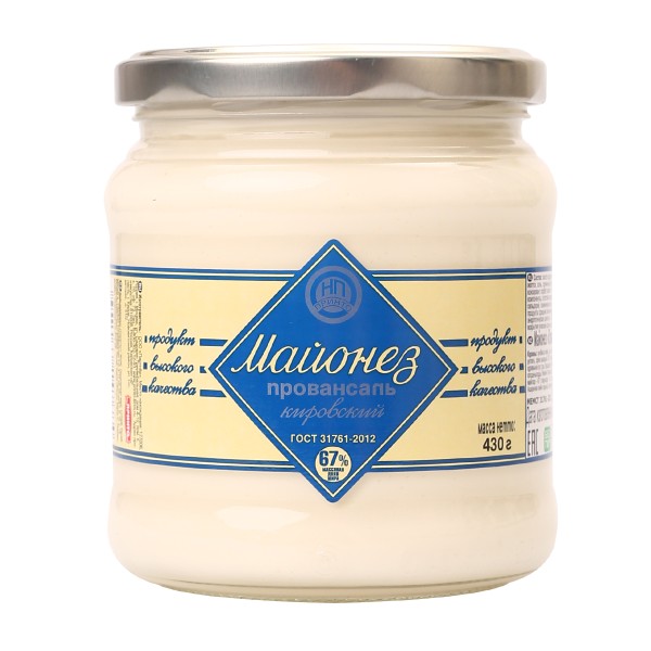 Майонез Провансаль Кировский 67% Принто 430г