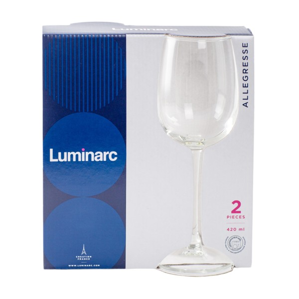 Набор бокалов для вина Allegresse 420мл 2шт Luminarc