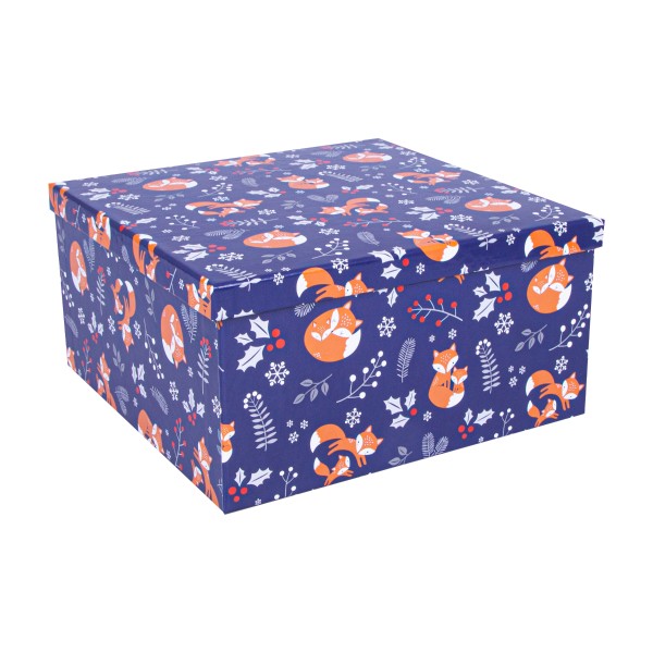 Коробка подарочная квадратная 14х14х7см Miland