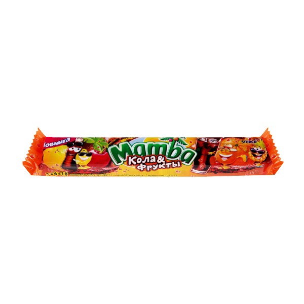 Конфеты жевательные Кола&фрукты Mamba 79,5гр