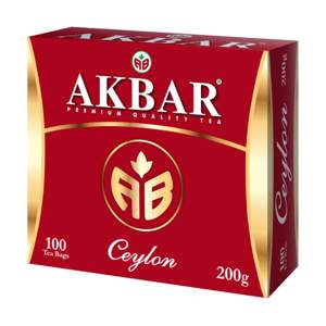 Чай черный Акбар Ceylon 100пак