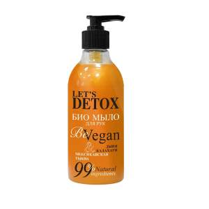 Био-мыло жидкое Let's detox 380мл be vegan/ экстра питательное