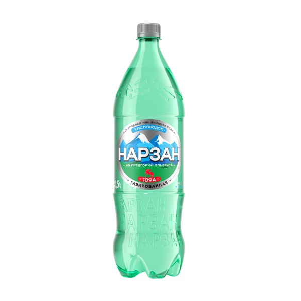 Минеральная вода Нарзан газированная 1,5 л