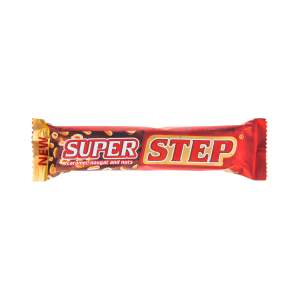 Шоколадный батончик  Super Step нуга, арахис, карамель 65гр