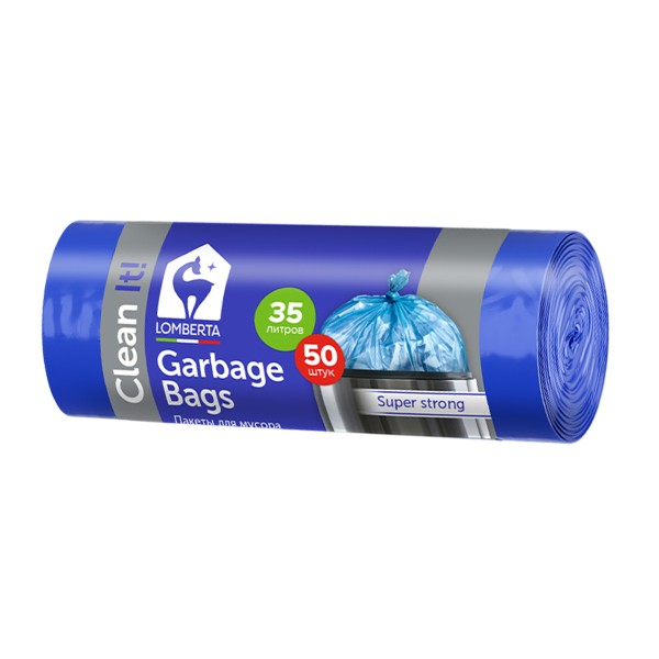 Пакеты для мусора Lomberta 35л 50шт
