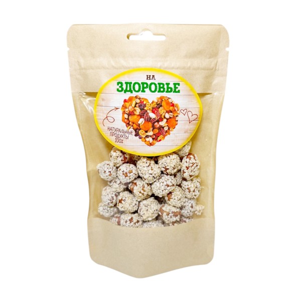 Арахис На здоровье Драже в кунжуте 80г