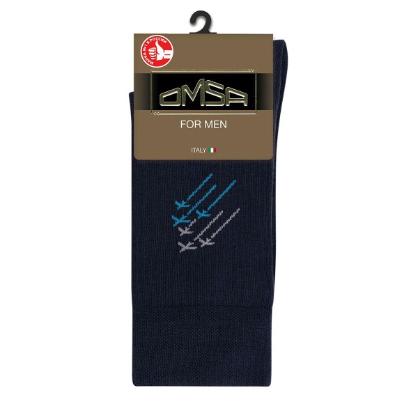 Носки мужские Omsa Style самолеты blu 45-47