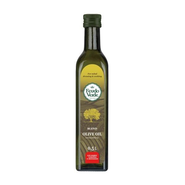 Масло оливковвое Premium Blend c добавлением подсолнечного 49% 0,5л Feudo Verde