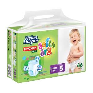 Подгузники-трусики Helen Harper Soft&Dry Junior 5 12-18кг 46шт