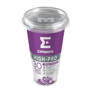 Напиток Exponenta High-pro кисломолочный обезжиренный 250г БЗМЖ черника-земляника