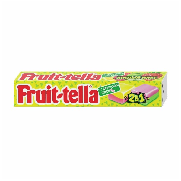 Жевательная конфета Fruittella Кислый микс 2в1 41г