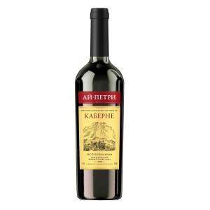 Вино красное полусладкое Ай-Петри Каберне 11% 0,75л