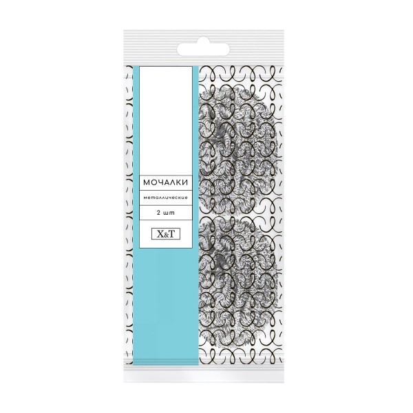 Губка для посуды Х&Т металлическая плетеная 2шт