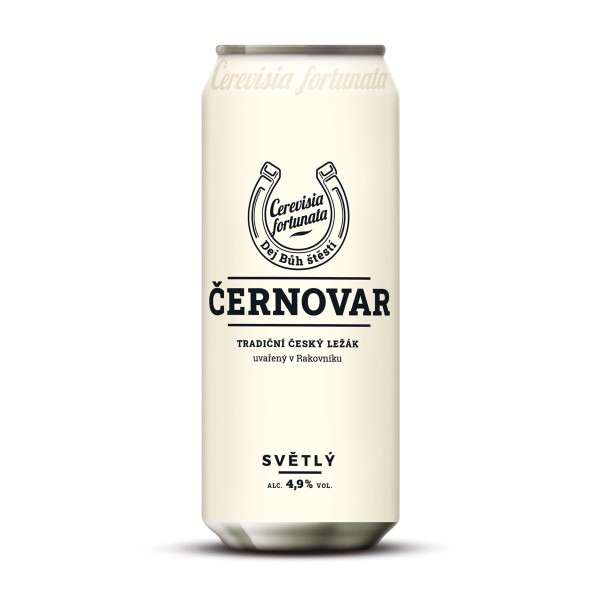 Пиво светлое Cernovar Svetle 4,9% 0,5л