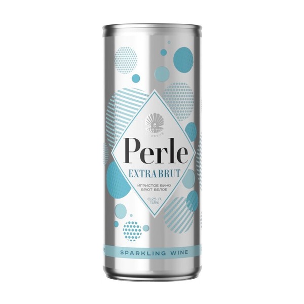 Вино игристое белое экстра брют La Petite Perle 11,5% 0,25л