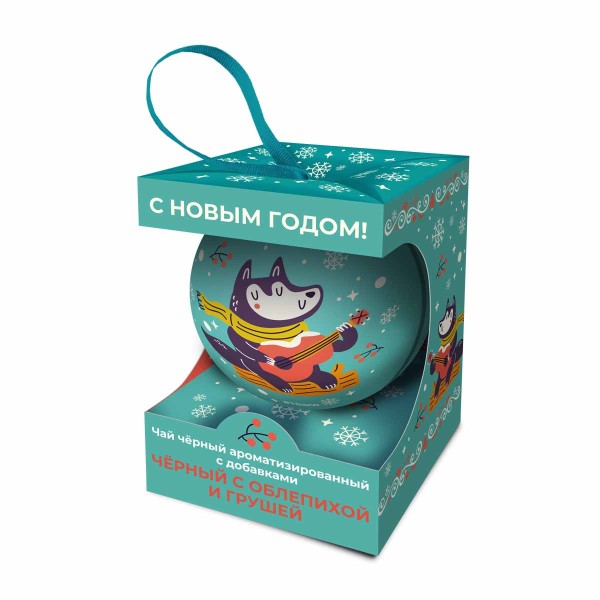 Чай Tеасо черный с облепихой и грушей 20г