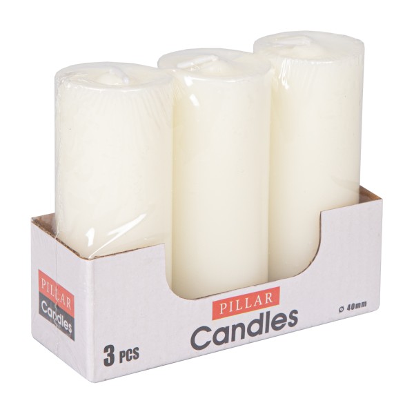 Набор свечей Столбики 3шт
