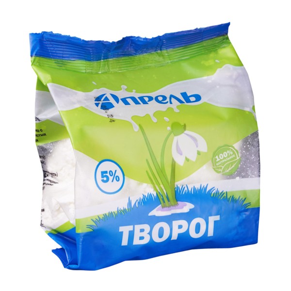Творог 5% МПЦ Апрель 300г БЗМЖ
