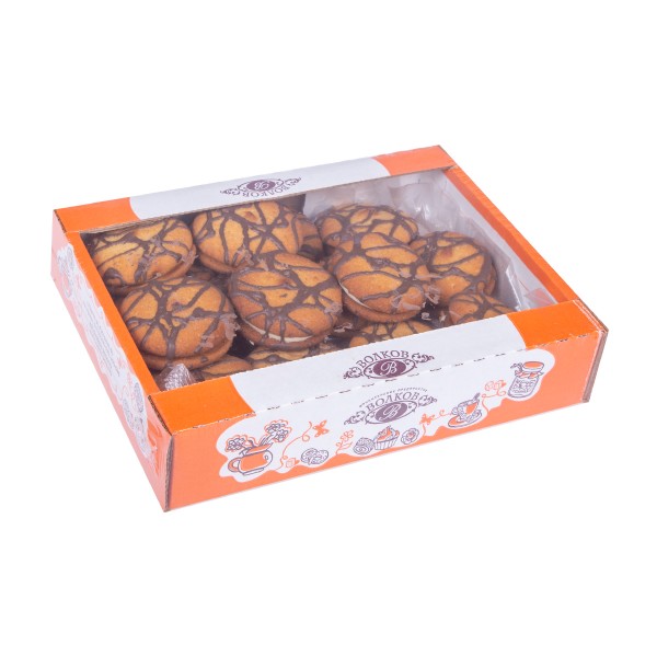 Печенье Шотландское-мини с кремом КП Волков 500г