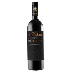 Вино сортовое ординарное красное сухое Саперави Тайна Колхиды 11-13% 0,75л