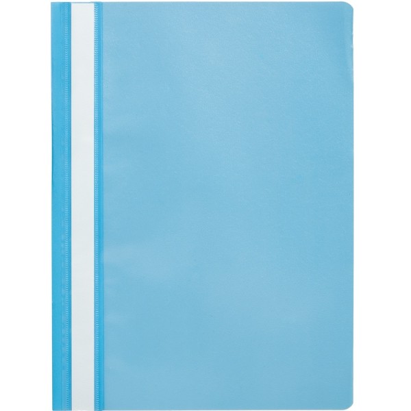 Папка-скоросшиватель А4 110 мкм пластик Lite голубой