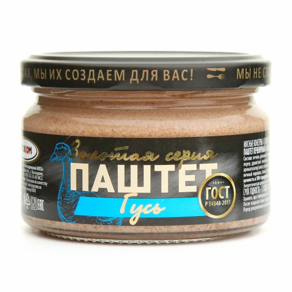 Паштет печеночный Рузком 200г гусь